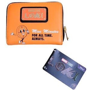 MARVEL: Loki TVA Miss Minutes Zip Around Wallet Loungefly WB